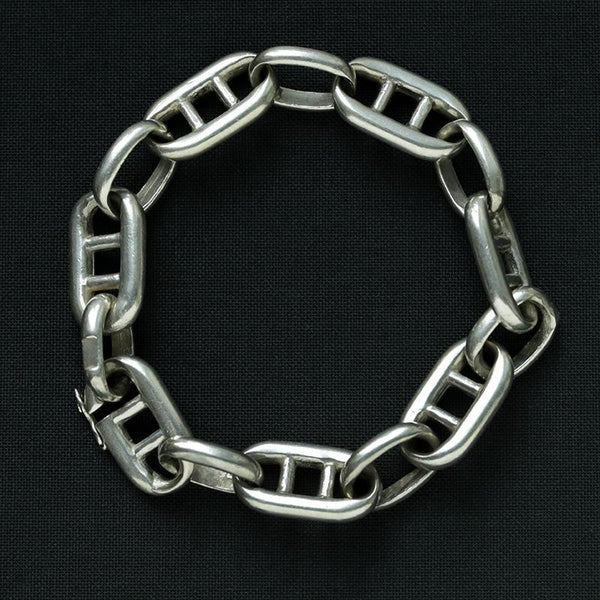 60s' Sterling Silver Chain Bracelet