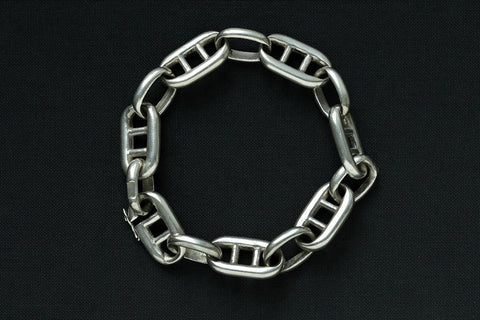 60s' Sterling Silver Chain Bracelet