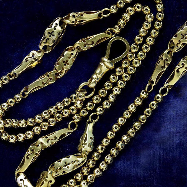 Victorian Ornate Gold Chain