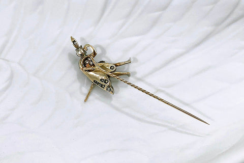 Victorian Diamond Devil Pin