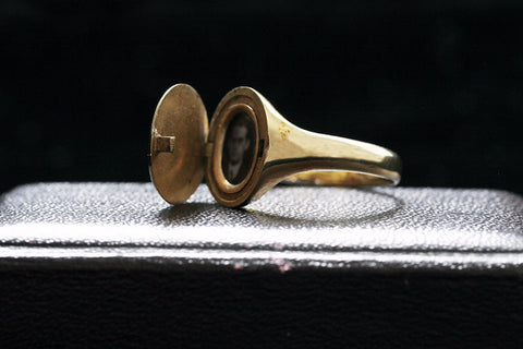 Victorian Secret Locket Ring