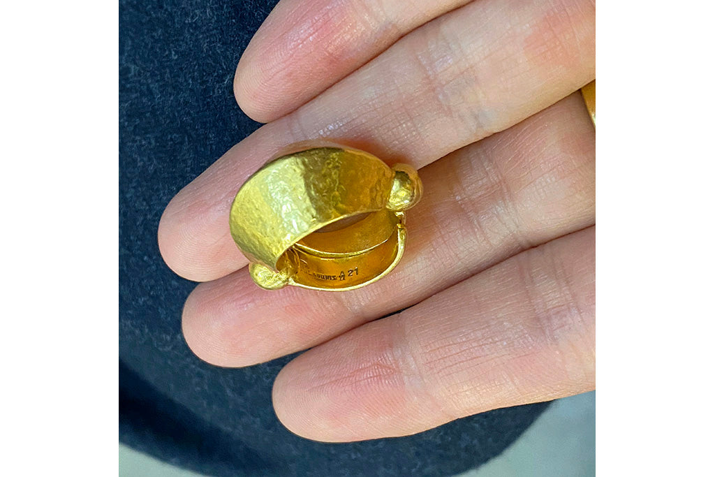 LAELIUS Antiques – 22K Gold Lalaounis Ring