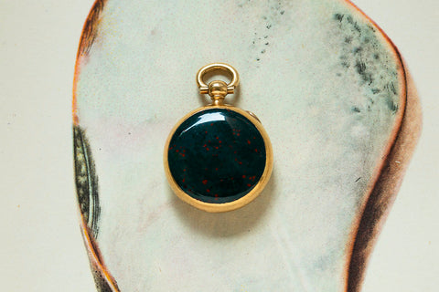 Victorian 'MD' Bloodstone Locket