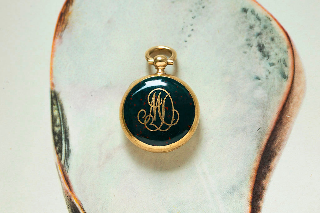 Victorian 'MD' Bloodstone Locket
