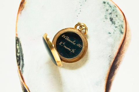 Victorian 'MD' Bloodstone Locket