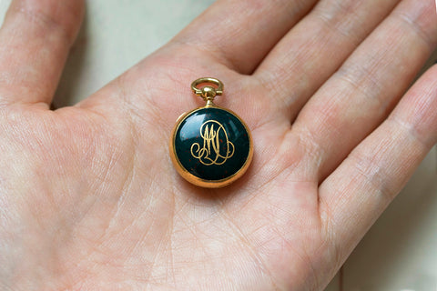 Victorian 'MD' Bloodstone Locket