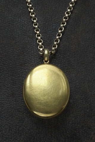 Victorian Enamel Pearl Knot Locket