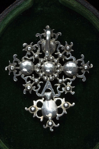 Georgian Silver and Paste Pendant