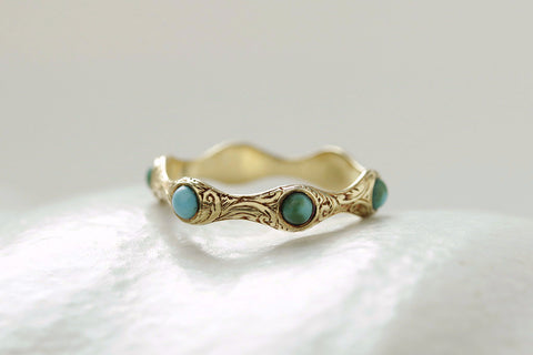 Eary 19th Century Turquoise Eternity Ring