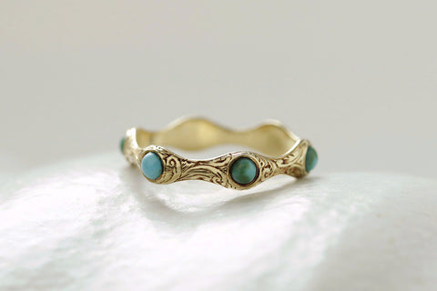 Eary 19th Century Turquoise Eternity Ring