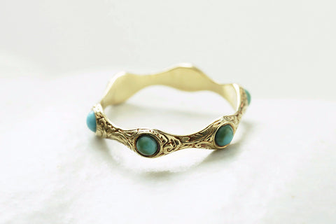 Eary 19th Century Turquoise Eternity Ring