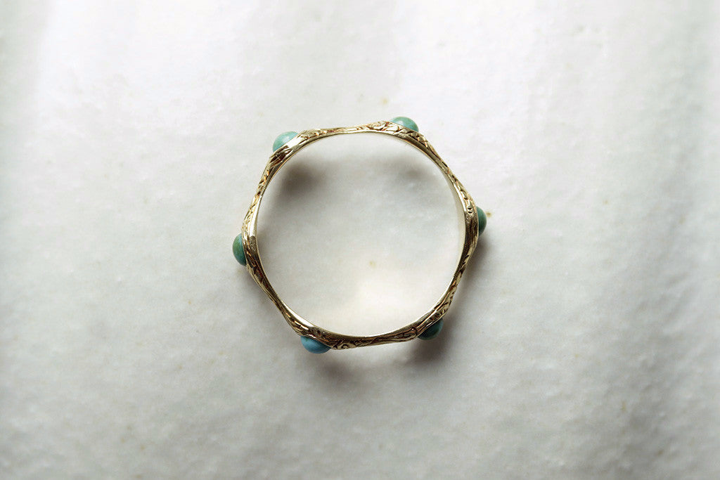Eary 19th Century Turquoise Eternity Ring