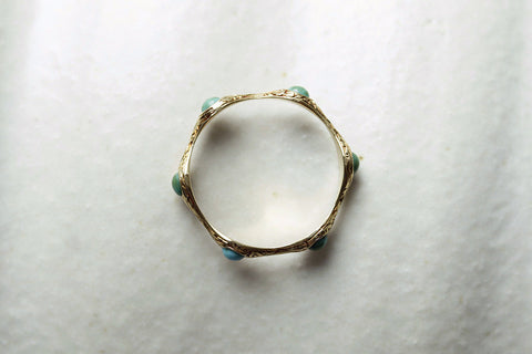 Eary 19th Century Turquoise Eternity Ring