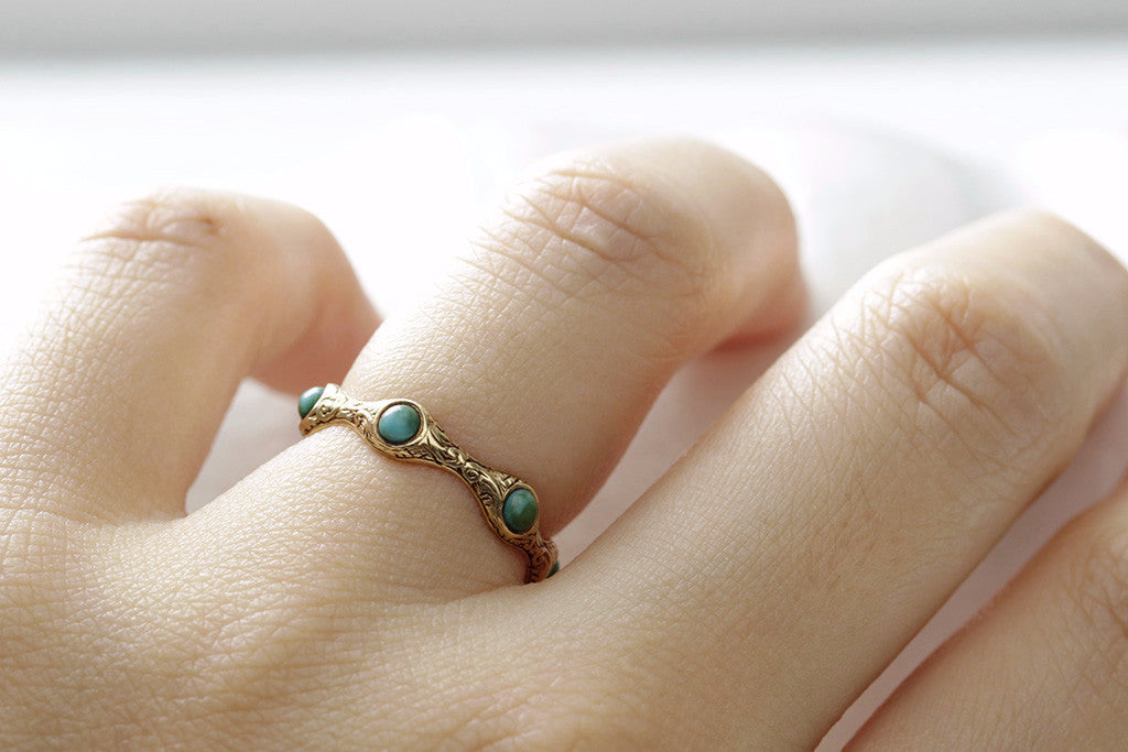 Eary 19th Century Turquoise Eternity Ring