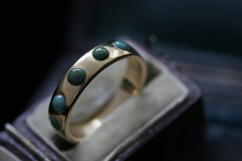 Turquoise Cabochon Band