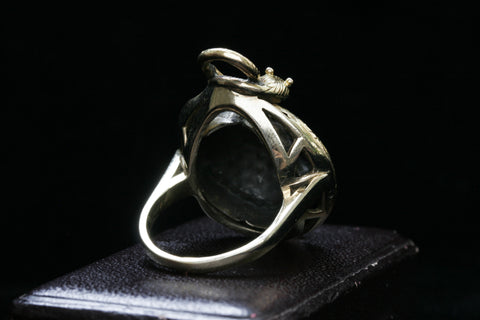 Victorian Turquoise and Snake Ring