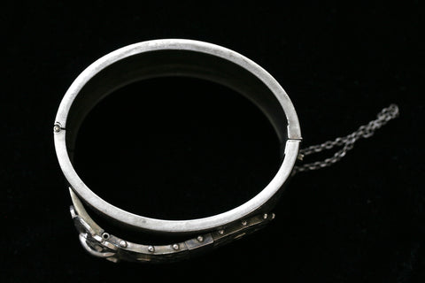 Victorian Sterling Buckle Bangle