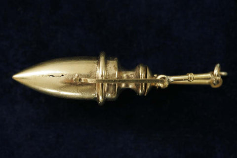 Victorian Gold Amphora Pendant