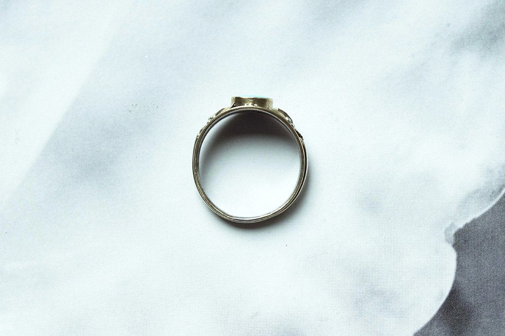 Arts & Crafts Turquoise Ring