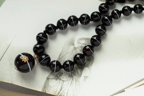 Victorian Banded Agate Orb