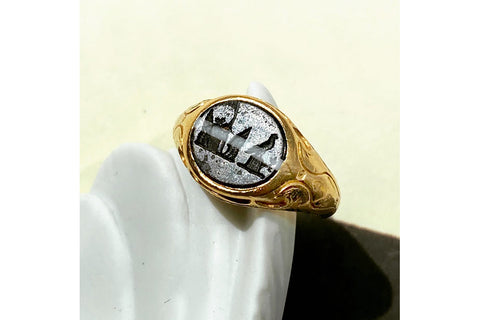 Victorian Banded Agate Ring