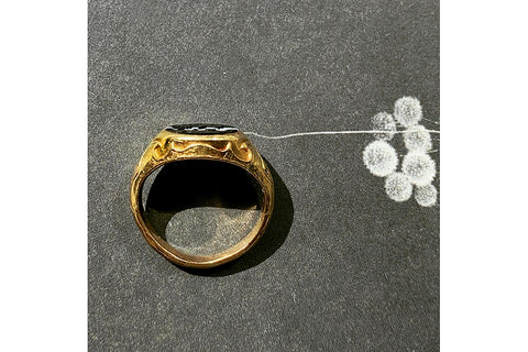 Victorian Banded Agate Ring