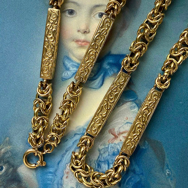 Victorian Gold Chain Necklace