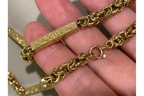 Victorian Gold Chain Necklace