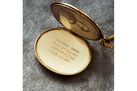 Victorian Double-Sided Black Enamel Locket