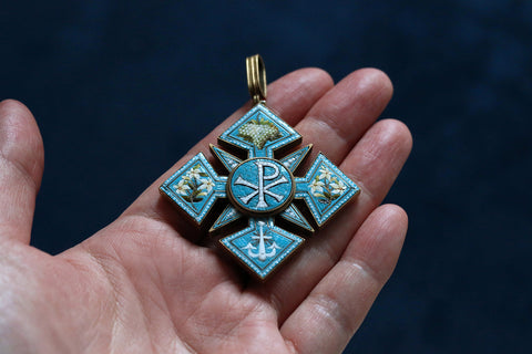 C.1860. Micro Mosaic Pendant