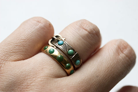 Turquoise Cabochon Band