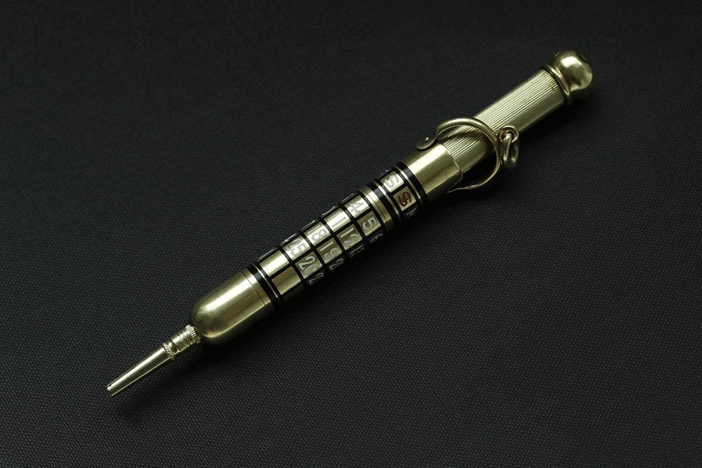 Art Deco Calendar Fob Pendant