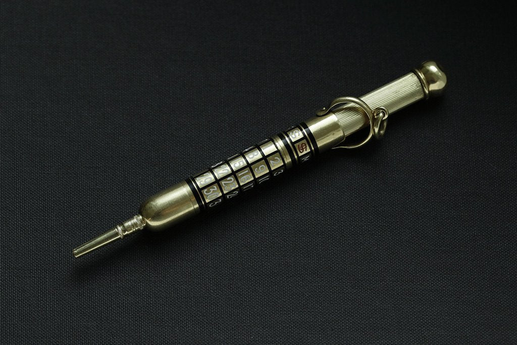 Art Deco Calendar Fob Pendant
