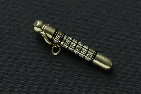 Art Deco Calendar Fob Pendant