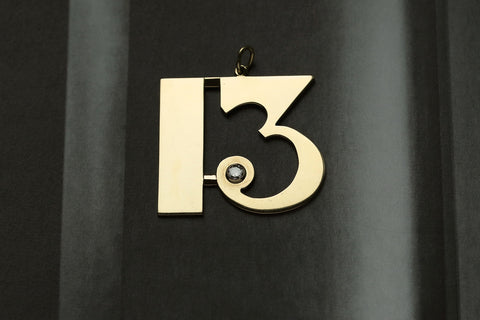 Vintage 70s Cartier '13' Pendant