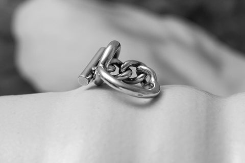 Hermès Sterling Silver Ring