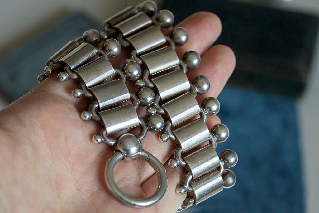 Mid-Victorian Sterling Silver Chunky Chain
