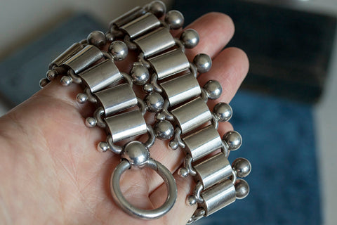 Mid-Victorian Sterling Silver Chunky Chain