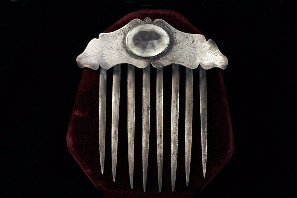 Victorian Sterling Silver Hair Comb