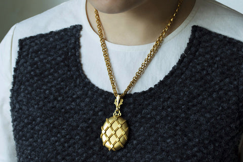 Victorian Oversized Gold Locket