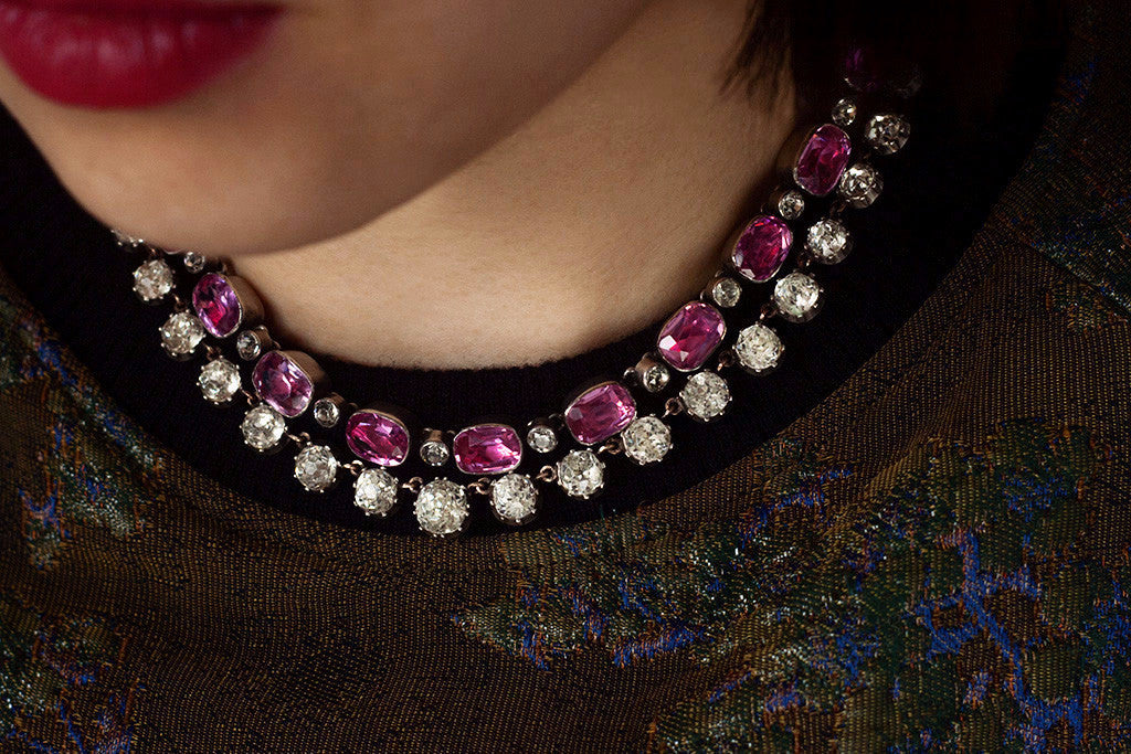 Victorian paste necklace hotsell