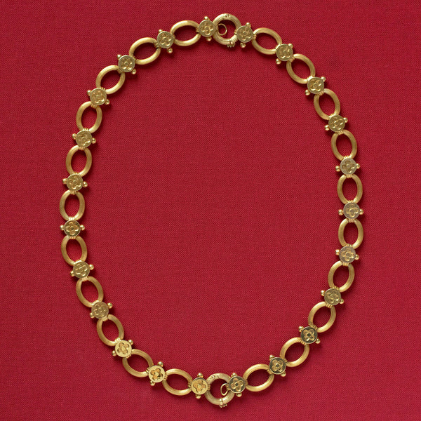 Victorian Double-Sided Gold Necklace