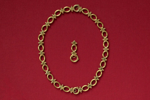 Victorian Double-Sided Gold Necklace