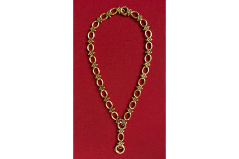 Victorian Double-Sided Gold Necklace