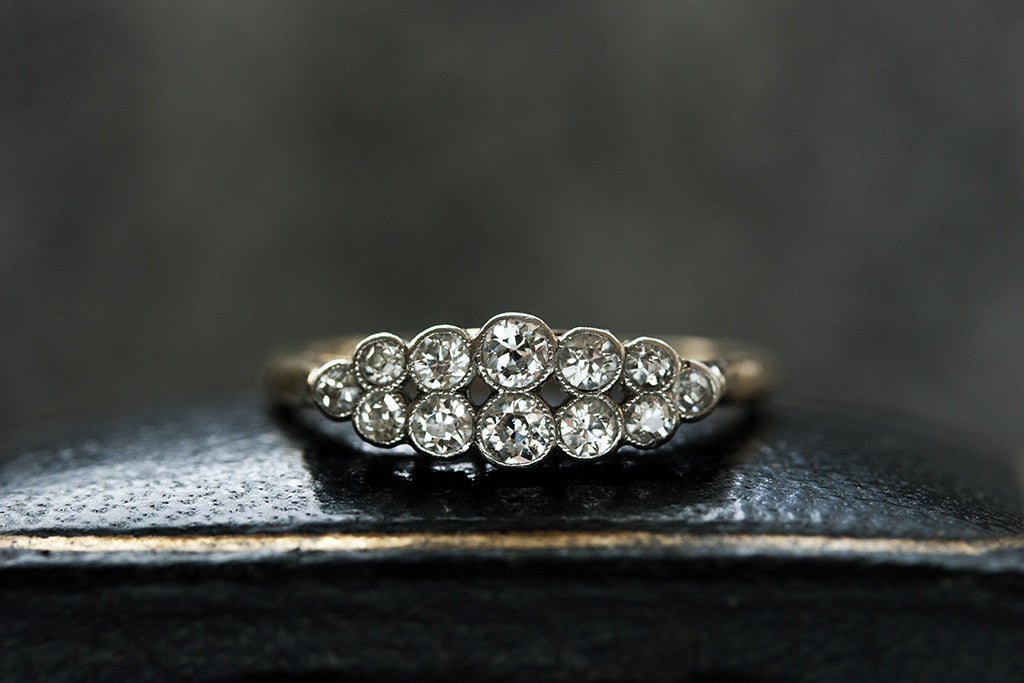 2.65 Carat Edwardian Antique Style Platinum Diamond BLOOMINGTON STYLE, –  Ashton Taylor Diamonds