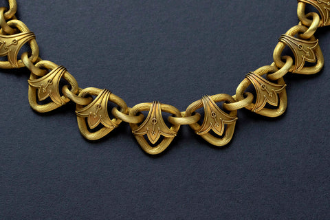 Victorian Etruscan Revival Collar/Bracelets