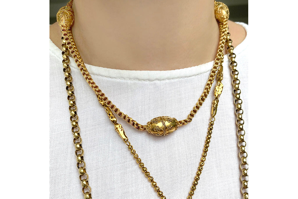 Antique Victorian Gold Chains