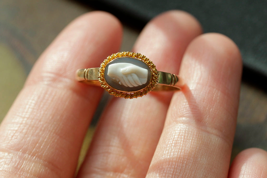 Early 19th Century Fede Cameo Ring