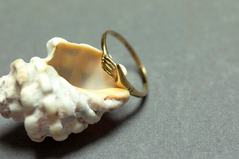 Early 19th Century Fede Gold Ring 