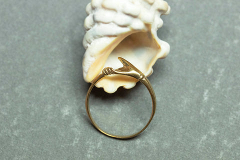 Early 19th Century Fede Gold Ring